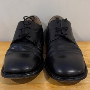 Kiwi Black Men's Oxfords